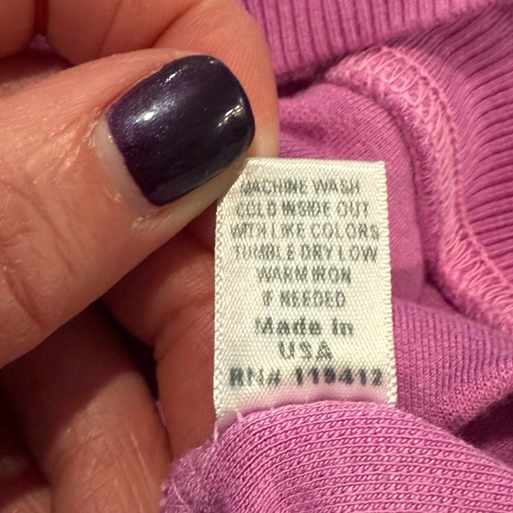 Monrow Reversed College Pullover - image 7